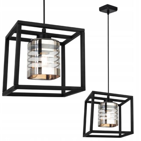 Hängelampe Käfig elegante Glaskugel