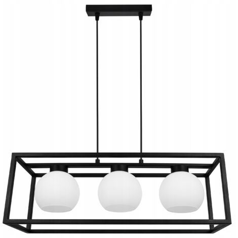 Hängelampe Käfig elegante Glaskugel