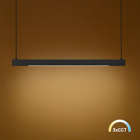 Hängelampe Linea LED Schwarz Aluminium Milagro ML1784