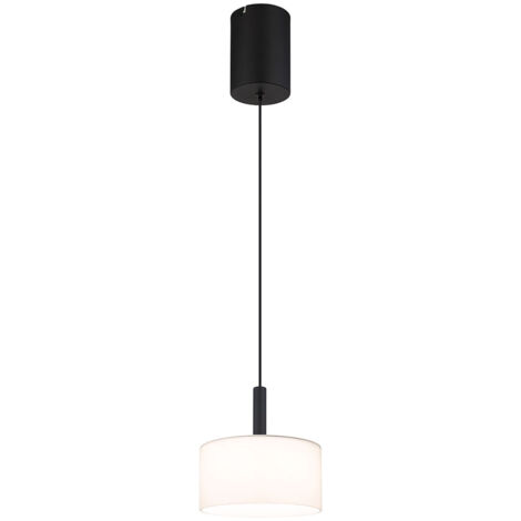 Hängelampe Pendelleuchte Esszimmerlampe LED Glas Alabasteroptik weiß CCT schwarz