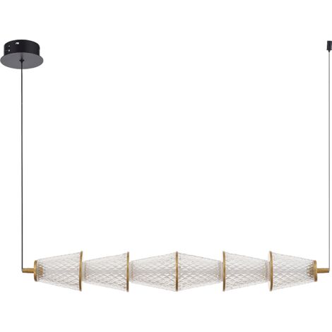Hängelampe SANSA LED Schwarz MILAGRO ML1821