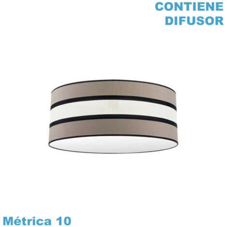 Hängelampe schirm karla m10 taupe/beige 60dx60dx23h inklusive diffusor
