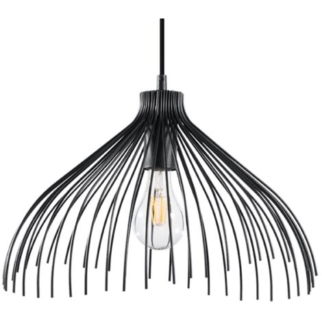 Hängelampe Solidix 1 E27 Schwarz Lumilo 06.393.65