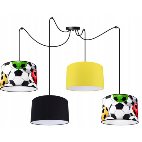 Hängelampe Spinne Lampenschirm Kinder LED Kugeln Mix
