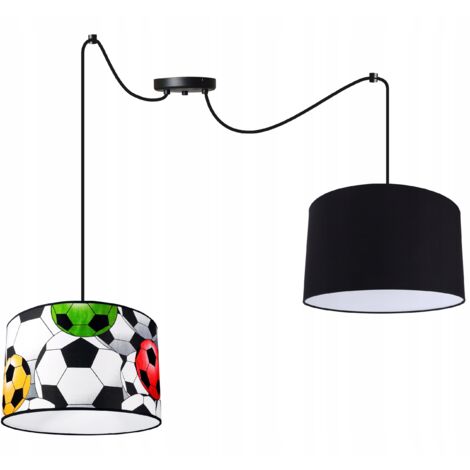 Hängelampe Spinne Lampenschirm Kinder LED Kugeln Mix