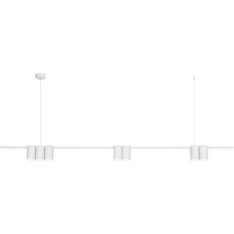 Hängelampe (Streifen) GENESIS WHITE 7xGU10