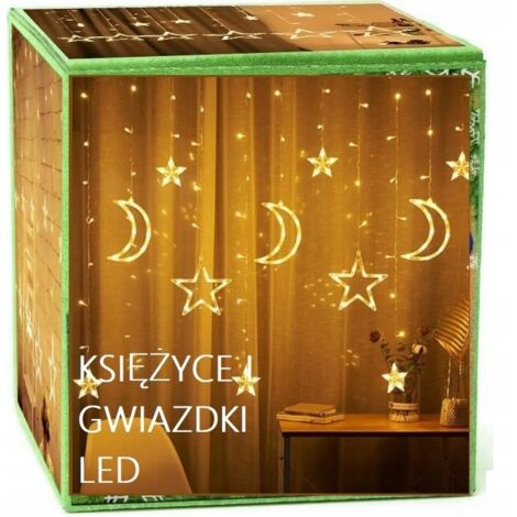Hängelampen ICICLEAN Lichtgirlande LED Vorhang warm Balkon