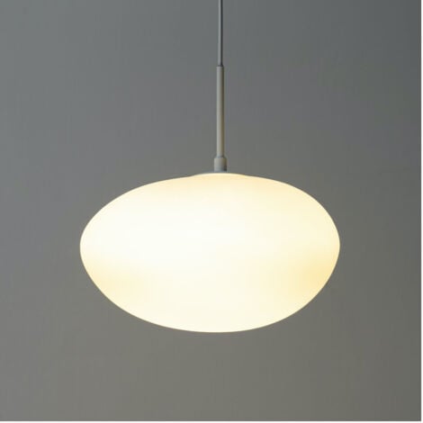 KOSILUM Hängeleuchte aus weißem Opalglas - Veglia