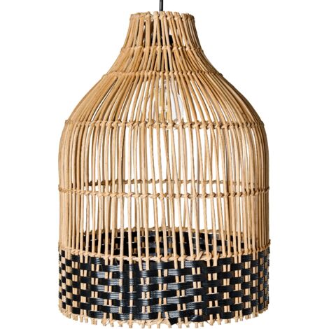 Hängeleuchte GILO Rattan Naturfarben