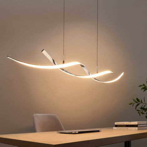 Hängeleuchte - LED Design lange wellig Stange 110 cm - Galba