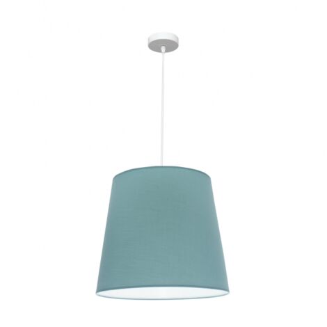 Hängeleuchte Maldivas 1xe27 Weiß/Türkis Reg.40d de FABRILAMP.
