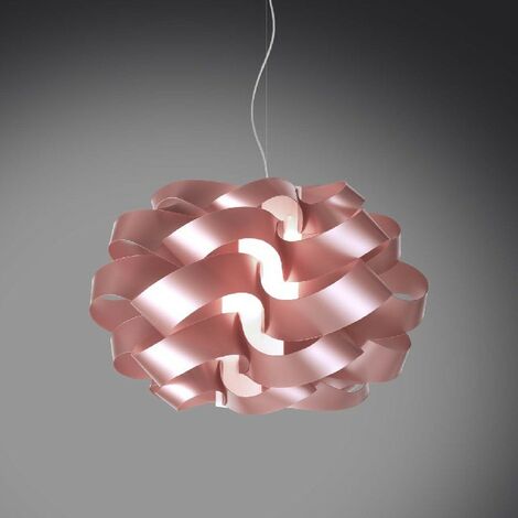 Hängeleuchter ein Licht CLOUD Rosa Durchmesser 28x H18 cm