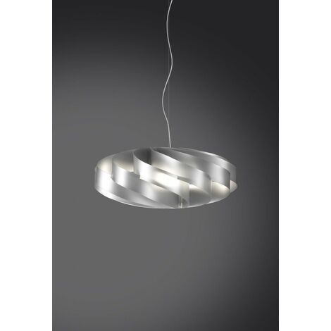 Hängeleuchter ein Licht Silber 50x50xH22cm
