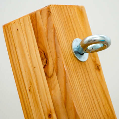 Hängematte mit Gestell 310 x 120 cm - Holz Hängemattengestell