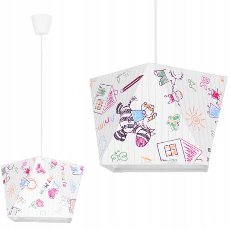 Hängende Deckenlampe Kronleuchter Kinderlampenschirm