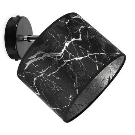 Hängende Deckenlampe, Wandleuchte, Lampenschirm, silbernes Muster