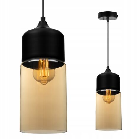 HÄNGENDE DECKENLEUCHTE, GLASPLAFON, LED-LAMPE