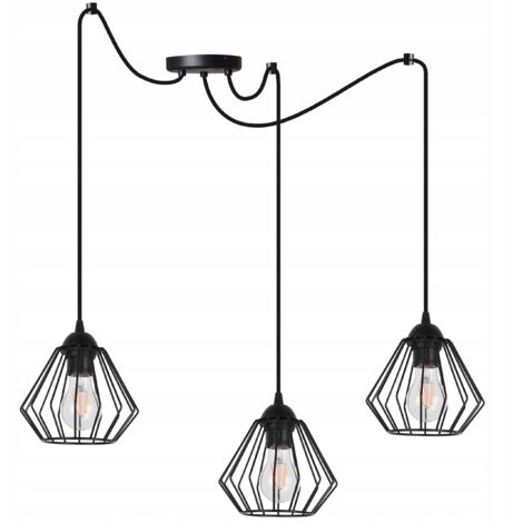 Hängende Deckenleuchte Kronleuchter SPIDER Loft E27 LED