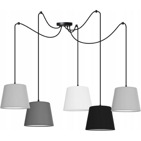 Hängende Deckenleuchte Kronleuchter SPIDER Loft E27 LED
