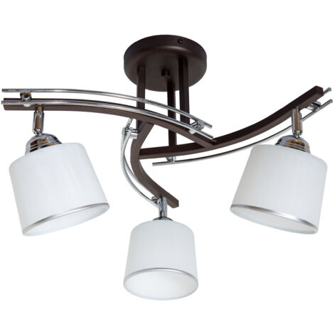 Hängende Deckenleuchte LED Kronleuchter Glasschirme