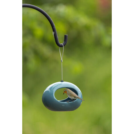 Hängende Wasserschale Selo blau 12 x 16 x 11 cm Vogelfutterspender