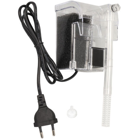 Hängender Aquarienfilter – Leise, energieeffizient, 220–240 V, Kunststoff, 80 x 120 mm