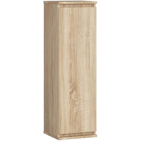 Hängender Schrank AKORD W30 Sonoma-Eiche 30 cm Tür 3 Regalen B30 x H99 x T30 cm