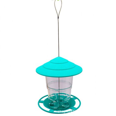 Hängender Vogelfutterspender, großes Fassungsvermögen, Outdoor-Vogelfutterspender, Samenspender für kleine Wildvögel im Freien, Garten, Park
