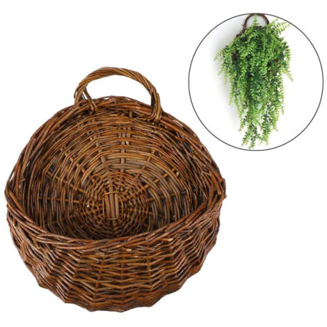 Hängender Wandpflanzenkorb, dekorativer Gartenblumentopf, Hängender Pflanzhalter für den Außenbereich