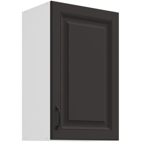 Hängeschrank 45 cm Stilo Grau Küchenzeile Küchenblock Küche Landhaus Einbauküche