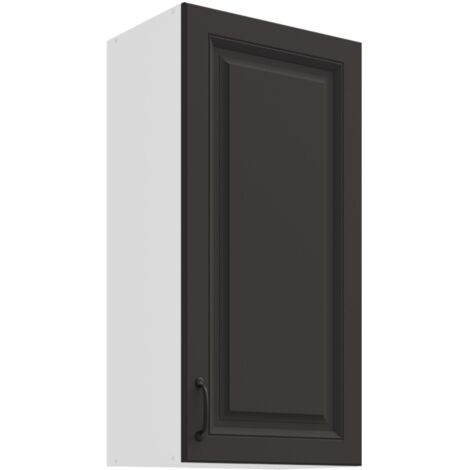 Hängeschrank 45 cm Stilo Grau Küchenzeile Küchenblock Küche Landhaus Höhe 90 cm