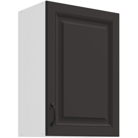Hängeschrank 50 cm Stilo Grau Küchenzeile Küchenblock Küche Landhaus Einbauküche