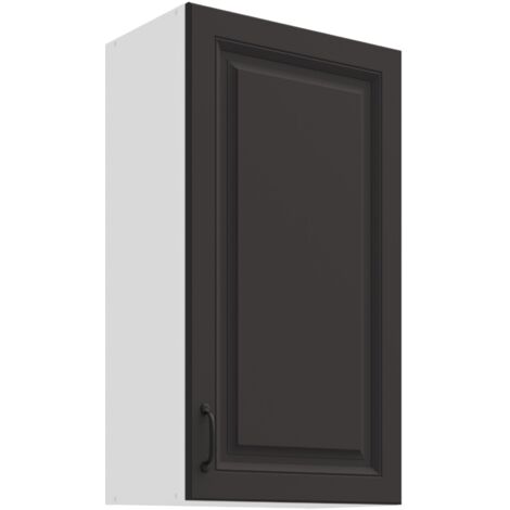 Hängeschrank 50 cm Stilo Grau Küchenzeile Küchenblock Küche Landhaus Höhe 90 cm