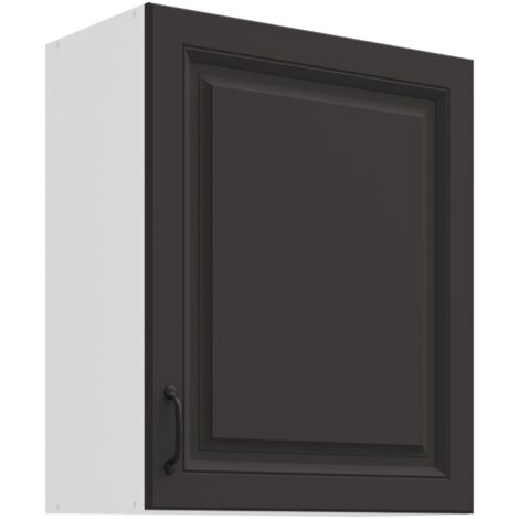 Hängeschrank 60 cm Stilo Grau Küchenzeile Küchenblock Küche Landhaus Einbauküche