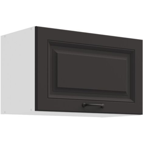 Hängeschrank 60 cm Stilo Grau Küchenzeile Küchenblock Küche Landhaus Höhe 36 cm