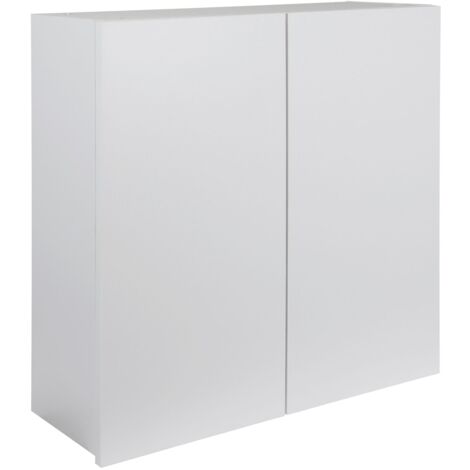 Hängeschrank "Anna" in weiß für Badezimmer 60x20x60cm Flügeltüren
