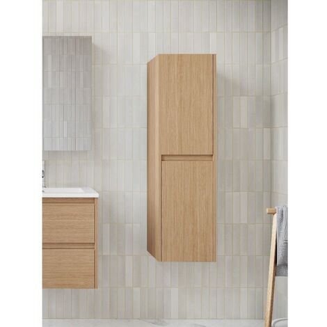 Hängeschrank FORTINA 30x120 cm Eiche hell