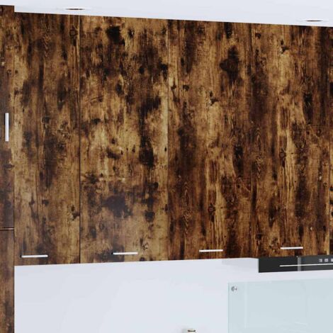 Hängeschrank Geräucherte Eiche 80 x 31 x 100 cm Holzwerkstoff vidaXL