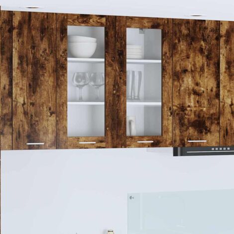 Hängeschrank Geräucherte Eiche 80 x 31 x 80 cm Holzwerkstoff vidaXL