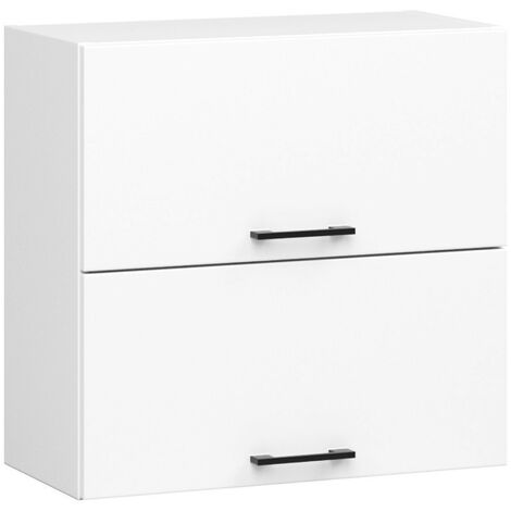 Hängeschrank Küchenschrank AKORD OLIWIA G2 modular W60 Weiß 60 cm 2 Türen 2 Ebenen B60 x H58 x T30 cm