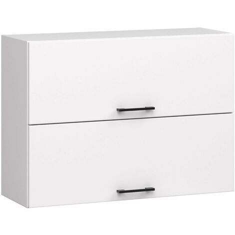 Hängeschrank Küchenschrank AKORD OLIWIA G2 modular W80 Weiß 80 cm 2 Türen 2 Ebenen B80 x H58 x T30 cm
