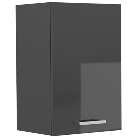 Hängeschrank R-Line, Anthrazit Hochglanz, 40 cm, Vicco