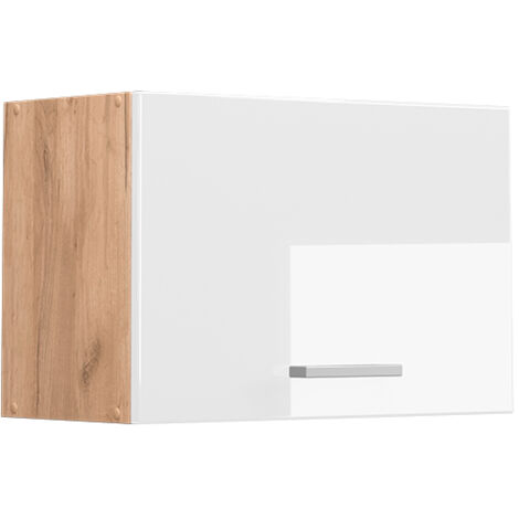 Hängeschrank R-Line, Weiß Hochglanz, 60 cm Flach, Vicco