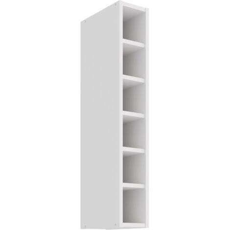 Hängeschrank Regal 15 Weiß Küchenzeile Küchenblock Küche Stilo Landhaus Höhe 90
