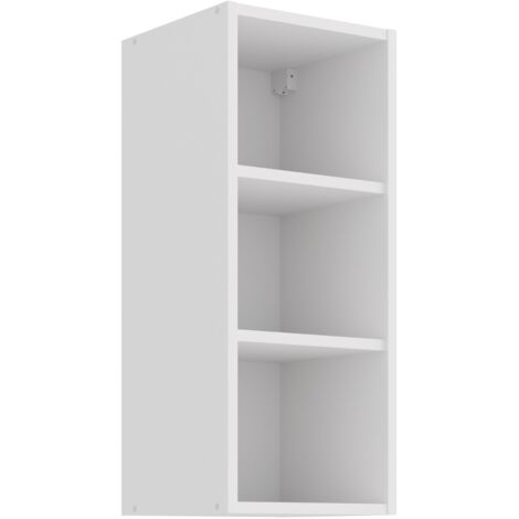 Hängeschrank Regal 30 cm Weiß matt Küchenzeile Küchenblock Küche Stilo Landhaus