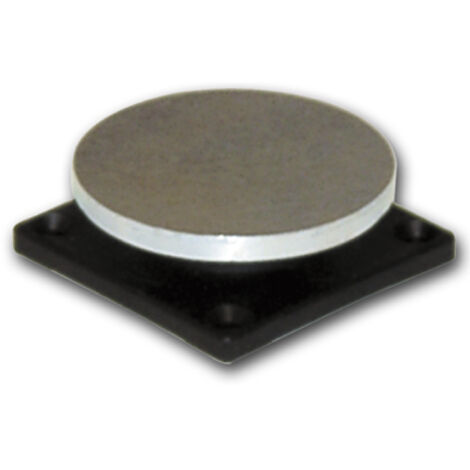 Haftmagnet-Gegenplatte, Gr. 06, beweglich, Platte 75 x 75 mm, Stahl verzinkt