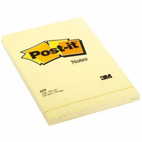 Haftnotiz ® Notes 102 x 152 mm (B x H) gelb 100 Bl.