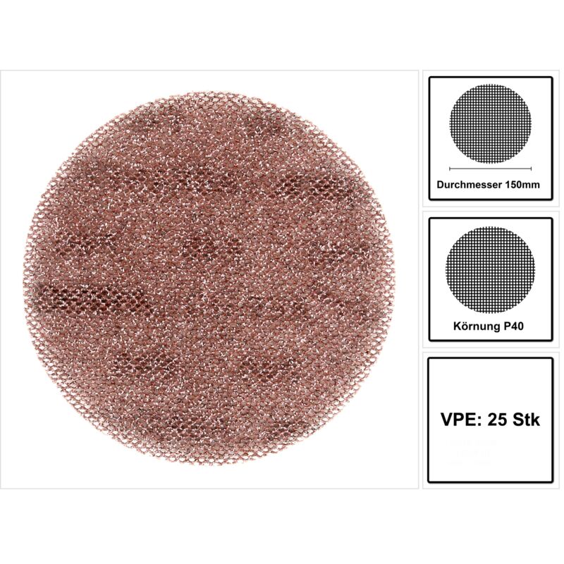 Mirka Abranet-ace-hd-schleifmittel-scheiben Ø 150 Mm P40