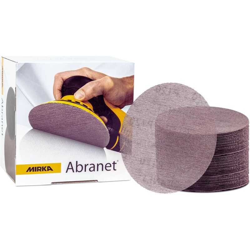 Disque Abranet Ø150 Mm Mirka Grain180 - Boite De 50 - 5424105018