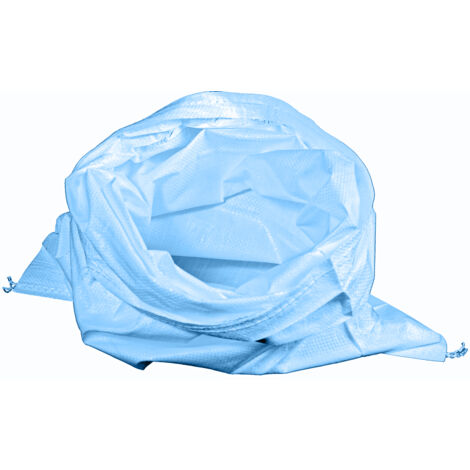 HaGa® Gewebesack 1 Stück in 55 x 85cm PP-Sack Getreidesack blau